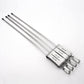 4 Set Premium Shashlik Skewers Set Made of STAINLESS STEEL - Grill Skewers / Meat Skewers / Grill Accessories for the Gas Grill