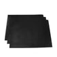 Set of 3 BBQ grill mats &amp; oven mats (black &amp; reusable) by Charma Kaman in size L (24 x 34 cm)