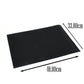 Lot de 3 tapis de barbecue et de four (noirs et réutilisables) de Charma Kaman en taille XL (40 x 33 cm)