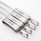 4 Set Premium Shashlik Skewers Set Made of STAINLESS STEEL - Grill Skewers / Meat Skewers / Grill Accessories for the Gas Grill